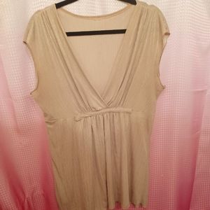 VINTAGE shear,  gold club shirt 1-2X